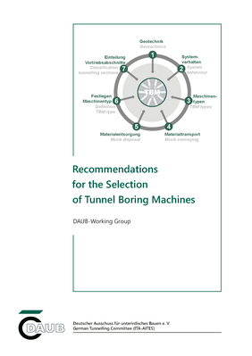 DAUB Recommendations for the selection of tunnel boring machines